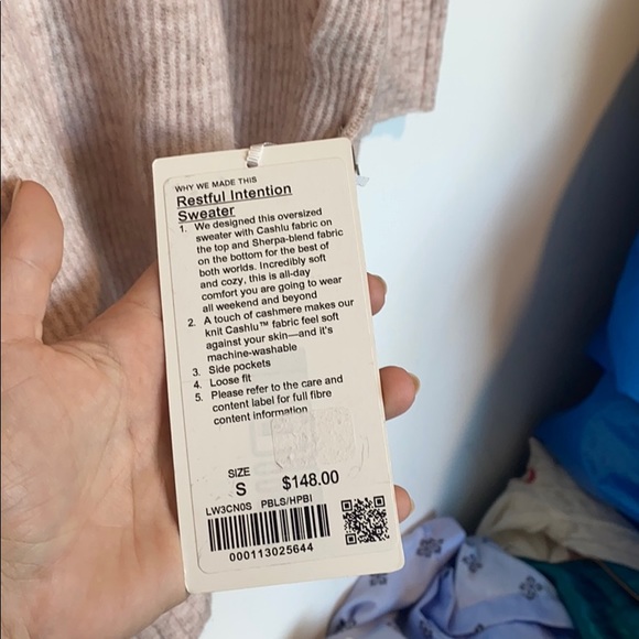 NWT Lululemon restful intention sweater - Picture 10 of 12